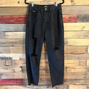 Insane Gene Black‎ Distressed Jeans Size 1/24
